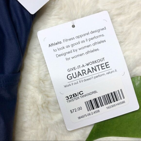 ATHLETA 32B/C Bra Cup Twister Tankini Underwire - Picture 6 of 6